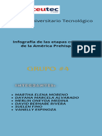 Infografia de Las Etapas Culturales de America Prehispanica Grupo#4