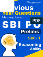 SBI PO - Prelims - 2022 - Reasoning Ability - MB - 01 1