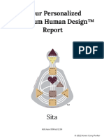 Sita Human Design Chart QAS Report