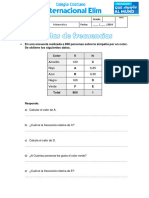 Tabla de Frecuencia