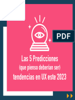 5 Predicciones UX 2023