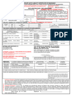 Non-Resident Private Auto Liability Certificate of Insurance