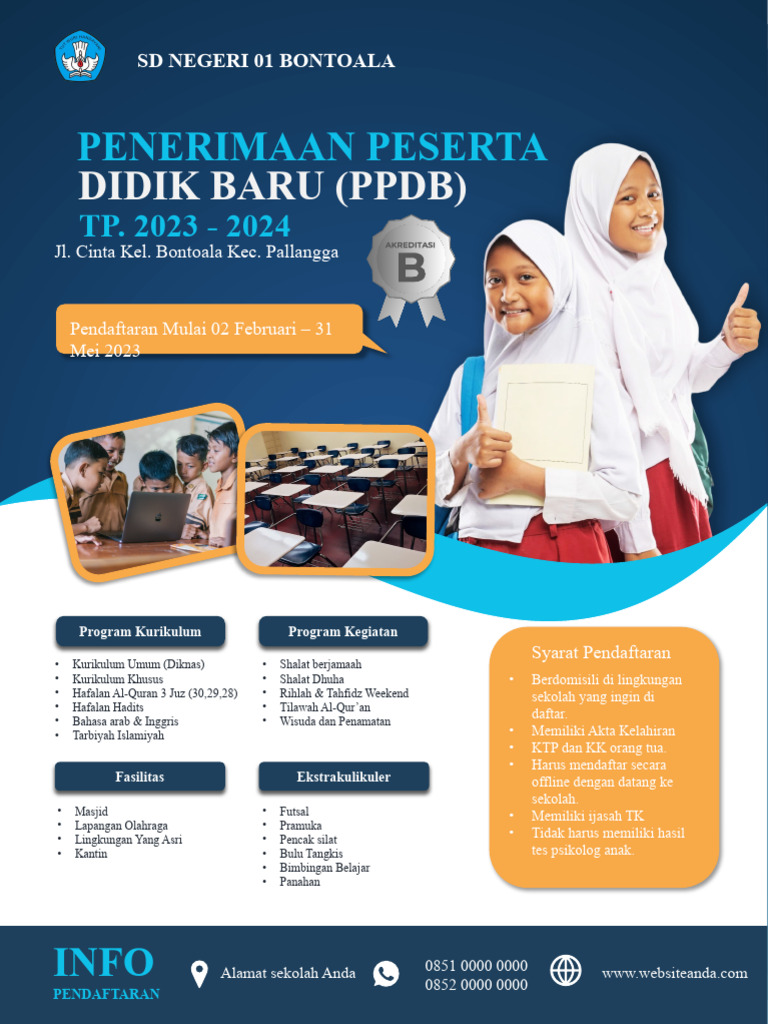 PPDB 2023-2024 SD Negeri 01 Bontoala | PDF