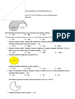 Latihan Soal Lingkaran 