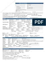 Home Questionnaire Fillable PDF