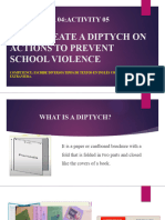 Let S Create A Diptych On Actions To Prevent School Violence