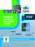 Prioritized Species For Mariculture in India