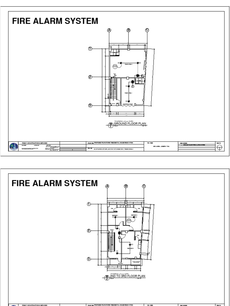 FDAS Layout for Residential Renovation | PDF | Building Engineering ...