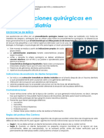 Consideraciones Quirúrgicas en Odontopediatría