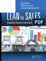 Livro Lean For Sales Bringing The Science of Lean To The Art of Selling