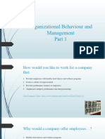PowerPoint Slides Only Organizational Behaviour and Management - Part 1