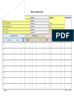 Risk Assessment Form