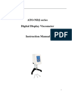 ATO NDJ Series Viscometer Instruction Manual