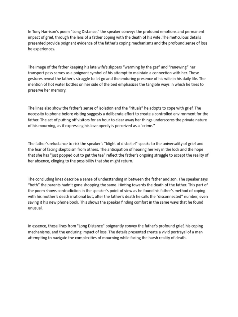 Tony harrison pdf
