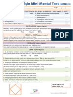 Egitimsizler Icin Mini Mental Test Ftronline