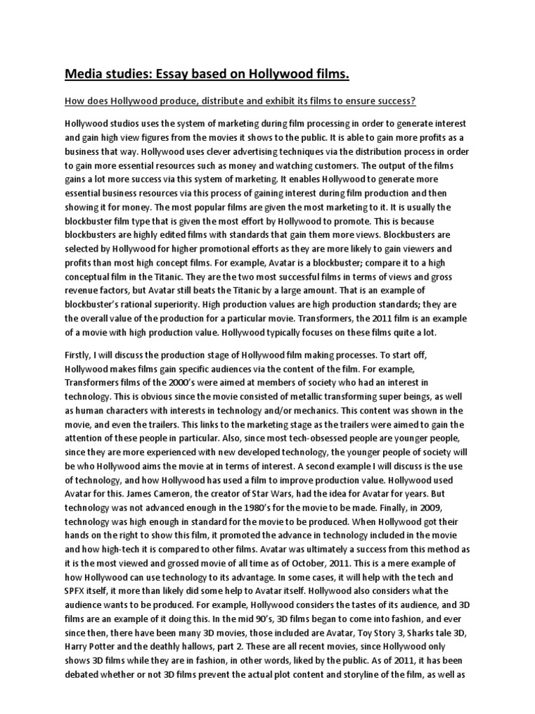 Avatar film essay image