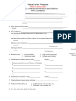 Madrasah Information Sheet