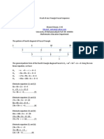 Proof of One Triangle Pascal Sequence