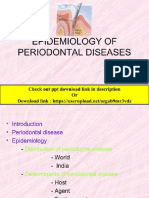 Epidemiology of Periodontal Diseases