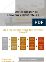 Recruter Et Intégrer de Nouveaux Collaborateurs