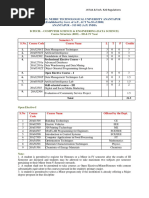 JNTUA R20 B.Tech - CSE Data Science III IV Year Course Structure Syllabus