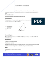 Mathematics Terms