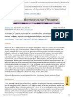 Evaluation of options for harvest of a recombinant E. Coli fermentation producing a domain antibody using ultra scale‐down techniques and pilot‐scale verification - PMC