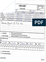 Check Sheet Hoist 2023