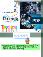 Assessment of Learning