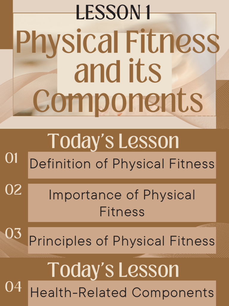 LESSON 1 Physical Fitness | Download Free PDF | Physical Fitness ...