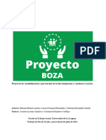 Proyecto BOZA Sensibilizacion y Prevencion de La Discriminacion y Conductas Racistas.