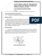 Single and Three Phase Wattmeters and Energy Meters Single Phase Induction Type Meters