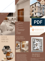 Brown Modern Interior Brochure