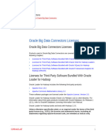 Licensing Information User Manual Oracle Big Data Connectors