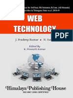 Web Technologies Partial Text Book