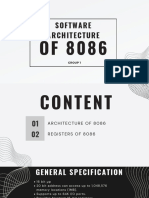 Group 1 Software Architechture of 8086