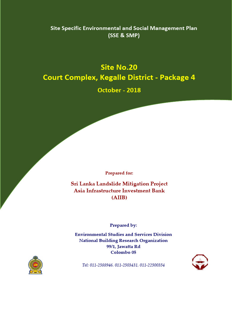 Court Complex Kegalle 20 PDF Surface Runoff Water Pollution