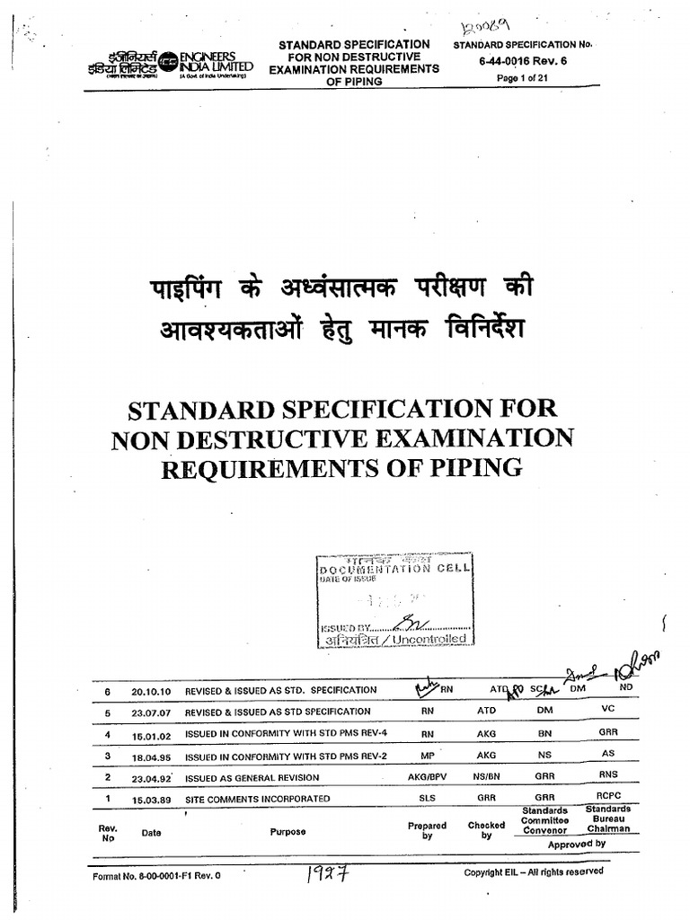 6-44-0016-Rev 6 - Standard NDT | PDF