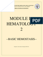 Basic Hemostasis