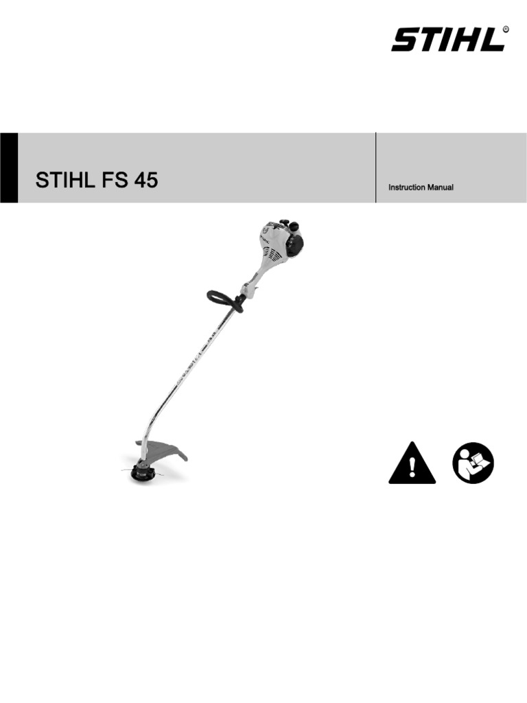 Stihl FS 45 | PDF | Exhaust Gas | Throttle