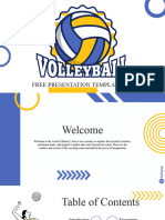 Volleyball PPT Template by EaTemp