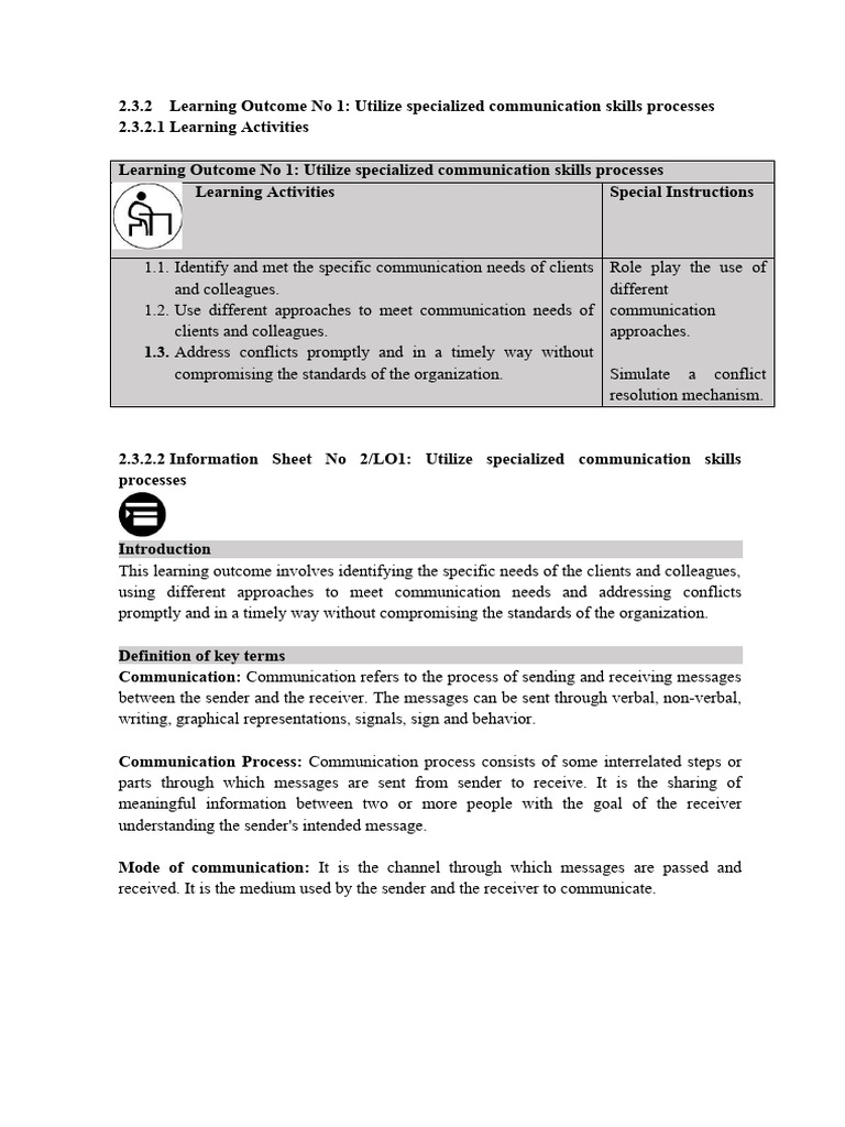 COMS Session 1 | PDF | Communication | Information