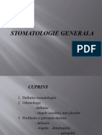 Stomatologie Generala