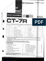 Pioneer CT-7R Manuals en