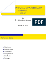 Advanced Programming With Java and Uml: by Dr. Salamudeen Alhassan