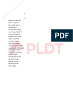 List of PLDT Personnel 2