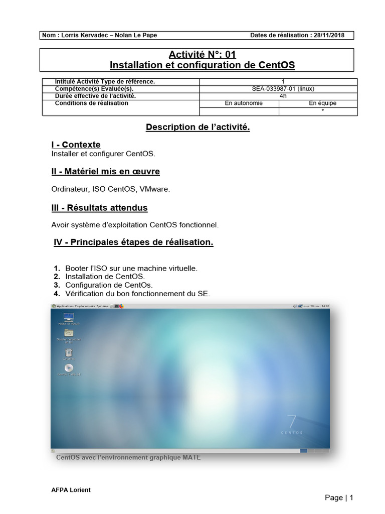 Installation et configuration de CentOS | PDF | Linux | Démarrage d'un ...