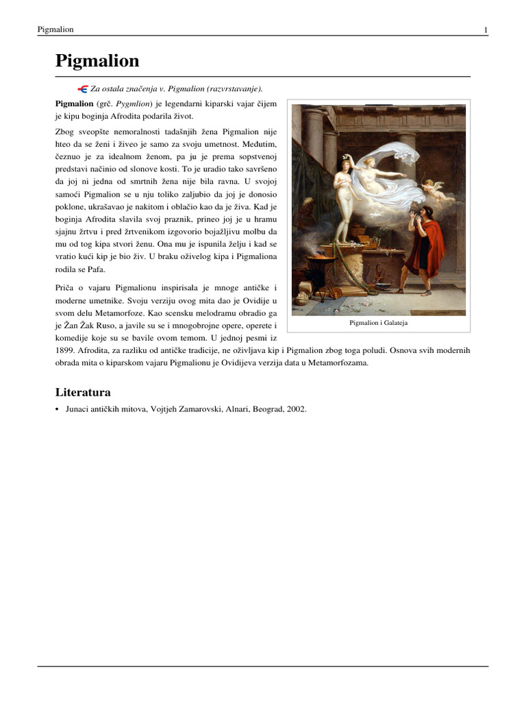 Pigmalion | PDF