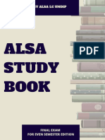 Alsa Study Book Final Exam of Even Semester