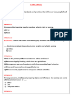 Ethics MCQ 1